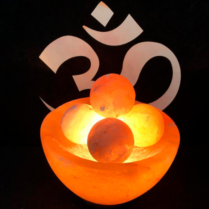 Lámpara de Sal del Himalaya 5 Esferas