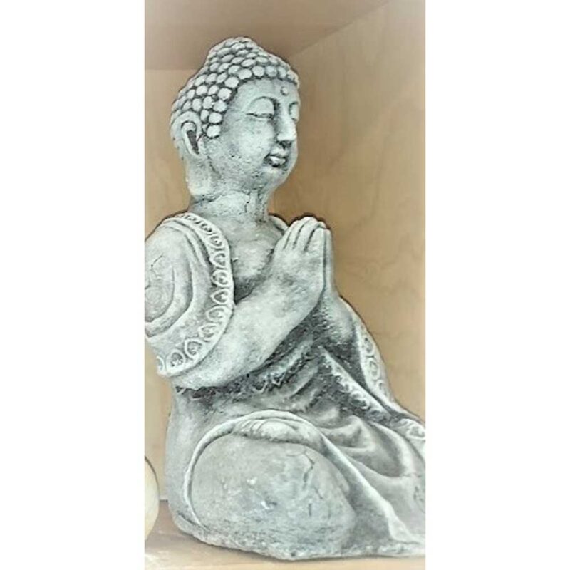 Buda Rezando Gris