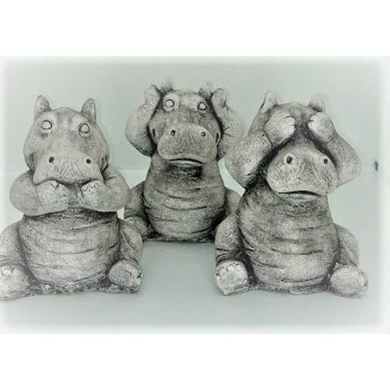 Hipopotamos Ver Oir Y Callar