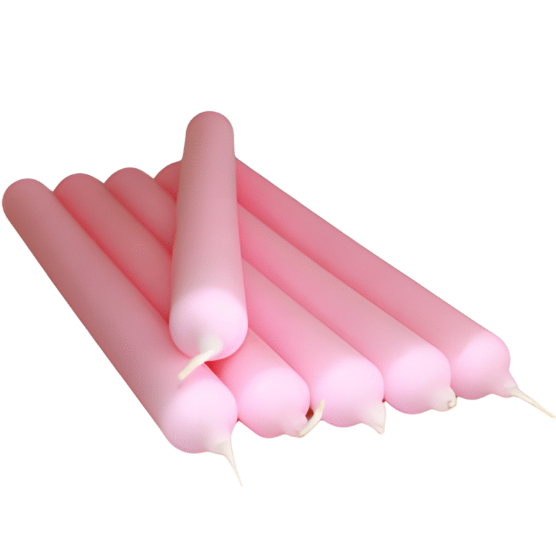 Velas de Oración en Varios Colores: Manifesta tus Deseos con Poder - Rosa, 17 cm