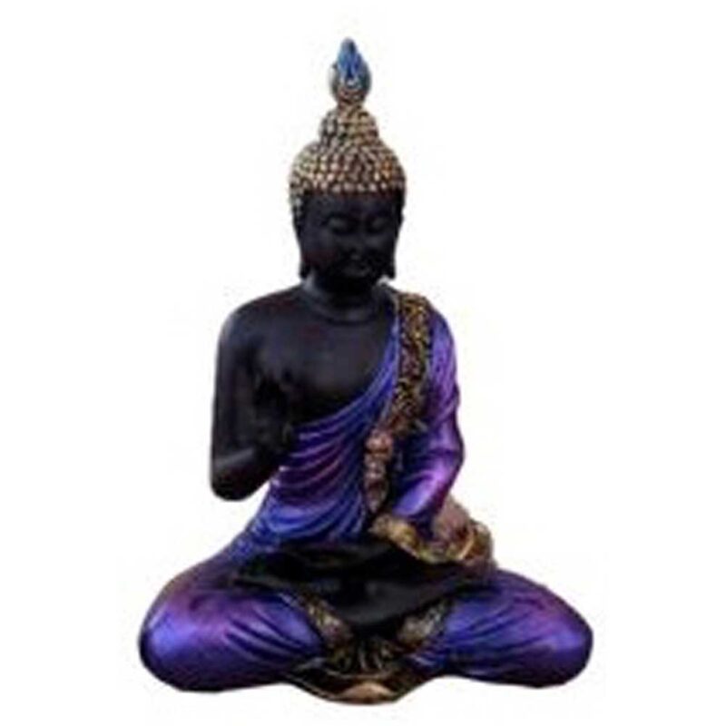 Buda Tailandés En Loto Dorado Y Morado B