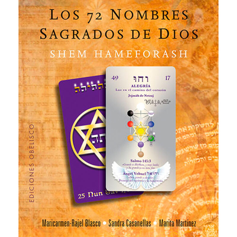 Los 72 Nombres Sagrados de Dios. Libro mas Cartas. 