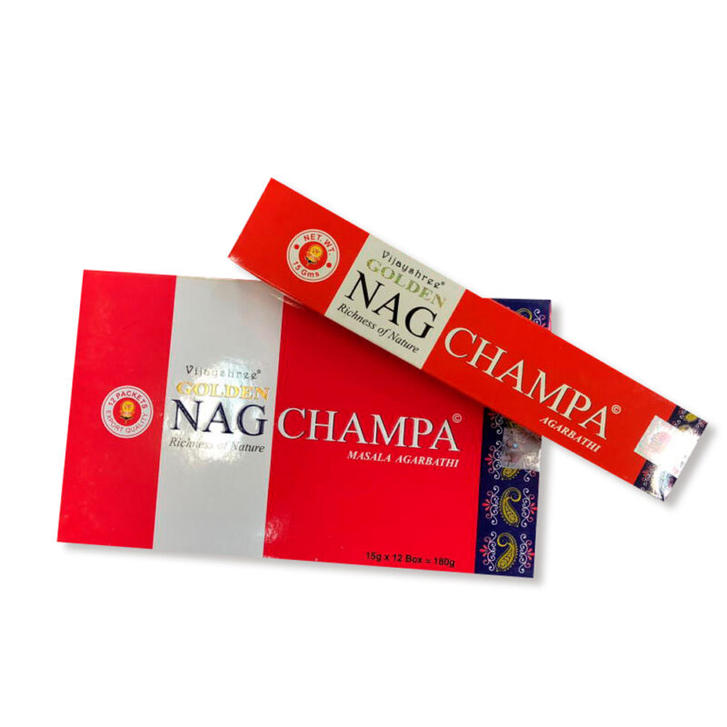 Incienso Golden Nag Champa Rojo Vijayshree