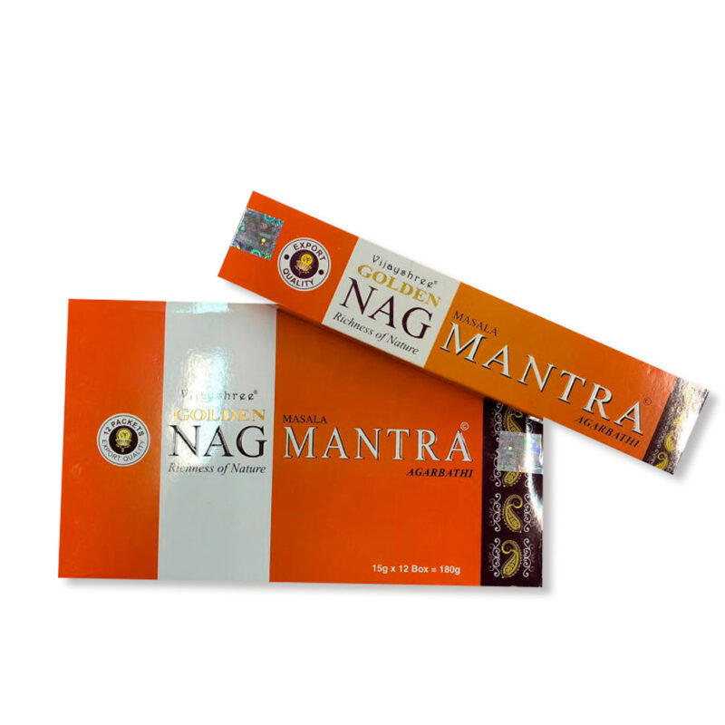 Incienso Golden Nag Mantra Naranja Vijayshree
