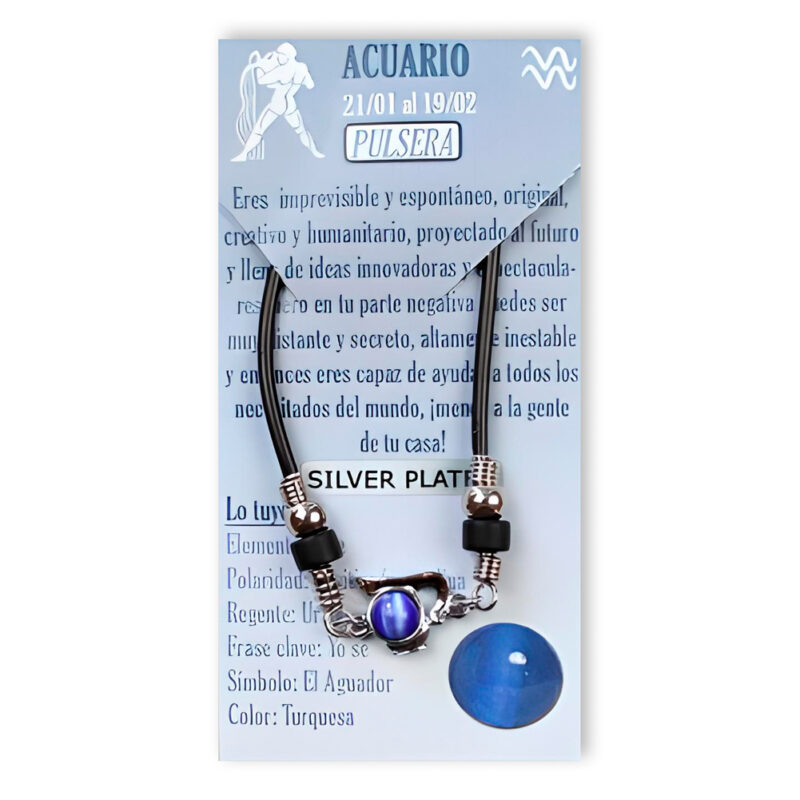 Pulsera Acuario Turquesa