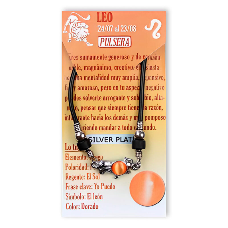 Pulsera De Leo Cornalina