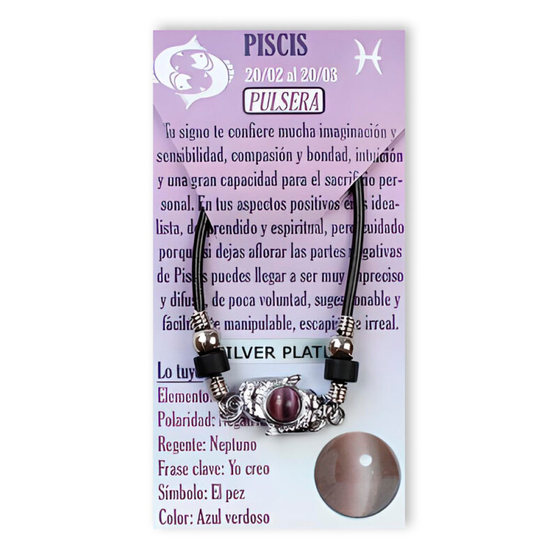 Pulsera Piscis Amatista
