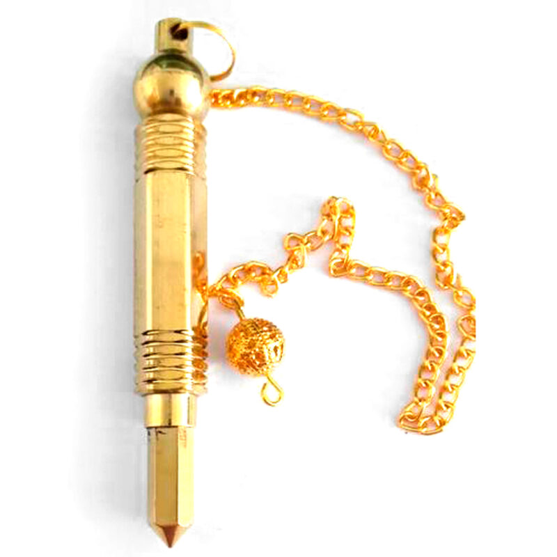 Péndulo Palo Bronce De 7cm Con Testigo