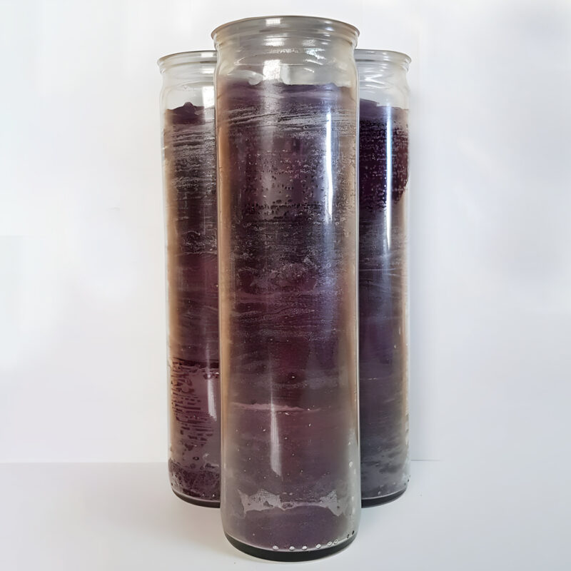 Velones de Petición: Un Potente Ritual con Velas de 1 color - Morado