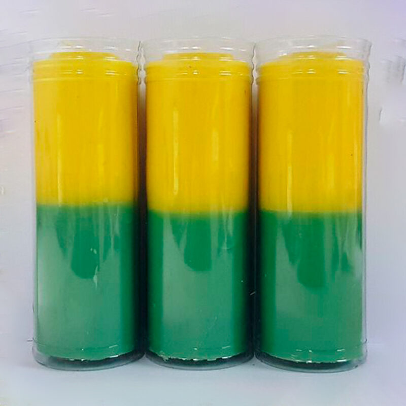 Velones de Petición: Un Potente Ritual con Velas de 2 colores - Amarillo y Verde