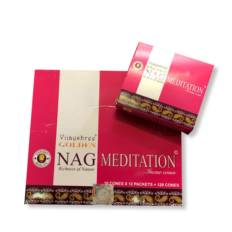Incienso Conos Golden Nag Meditacion