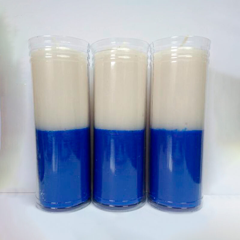 Velones de Petición: Un Potente Ritual con Velas de 2 colores - Blanco y Azul