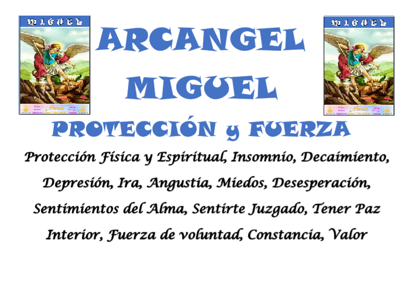 Velas Ritualizadas Árcangeles MIGUEL