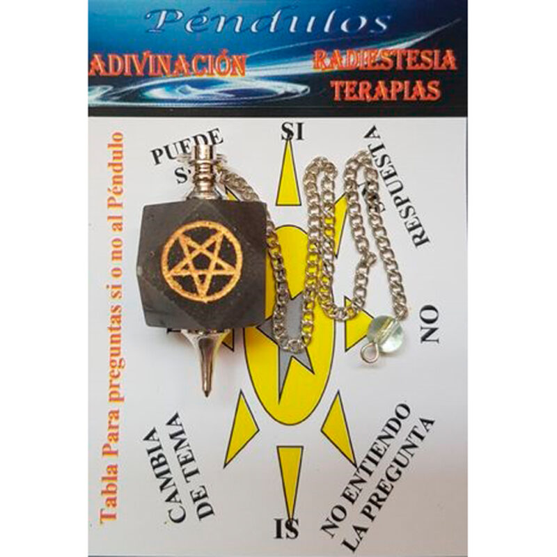 Péndulo Aventurina Azulada Pentagrama