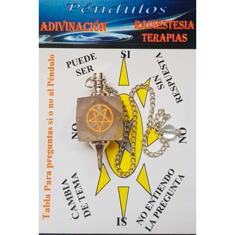 Péndulo Cristal Pentagrama