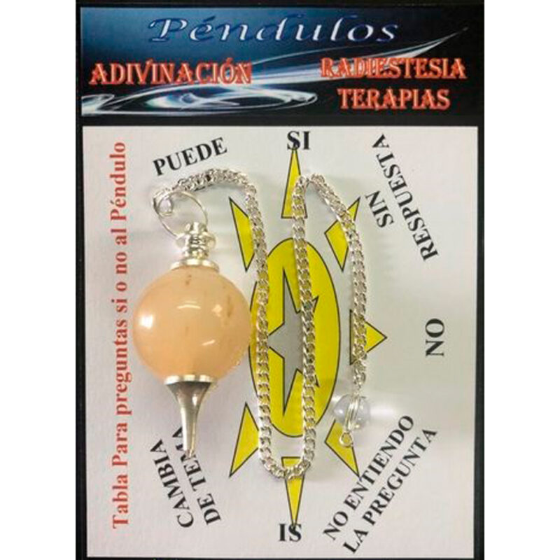 Péndulo Esfera Aventurina Amarilla