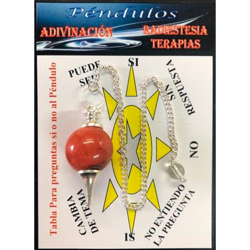 Péndulo Esfera Carneola