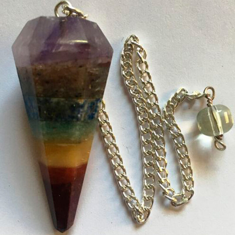 Péndulo Faceteado Chakras