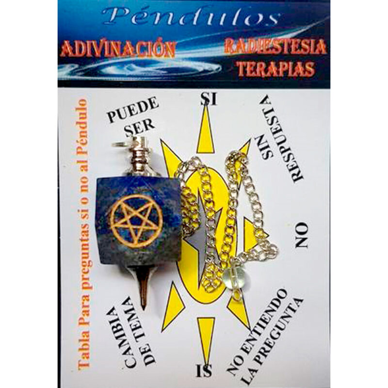 Péndulo Lapislazuli Pentagrama