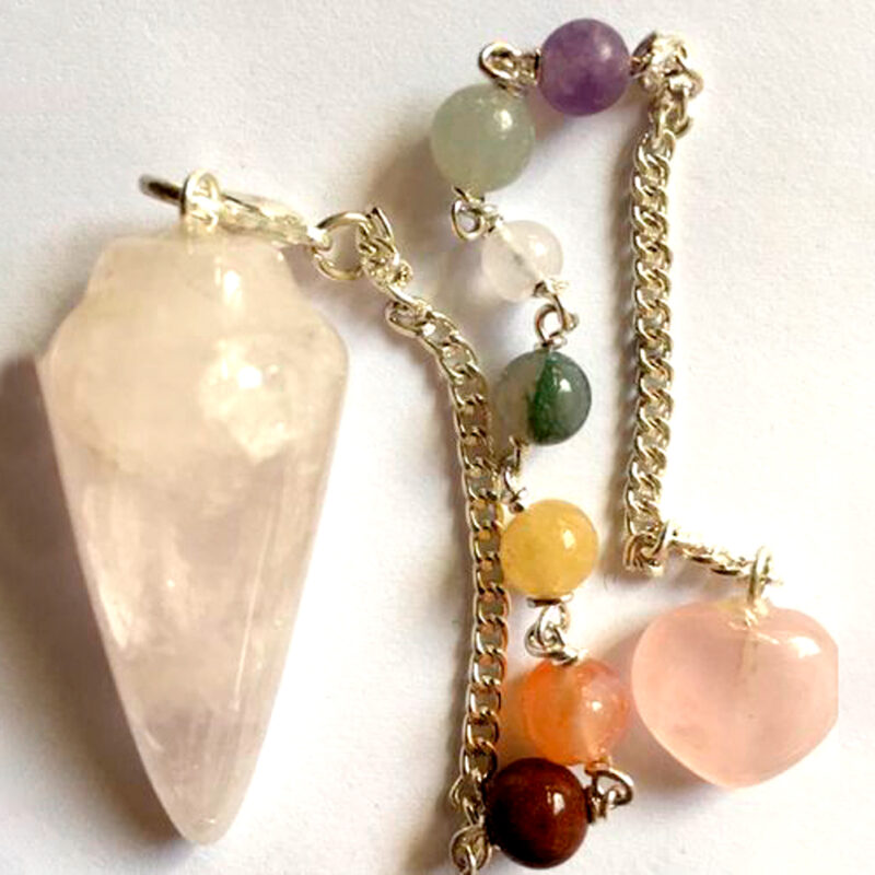 Péndulo Rosa Chakras